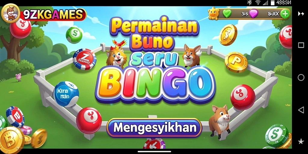Tampilan gameplay Bingo yang menarik di 9ZKGAMES.
