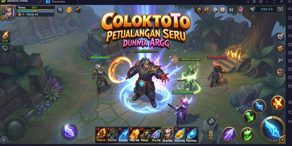 Gameplay COLOKTOTO yang penuh aksi dan petualangan seru.