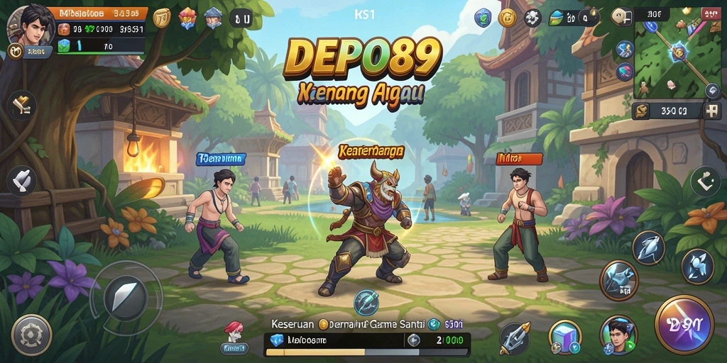 Screenshot DEPO89 menunjukkan gameplay yang menyenangkan dan interaktif.