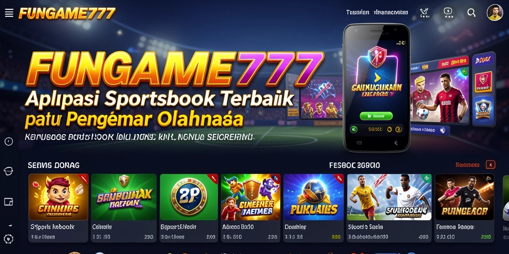 Tampilan gameplay mendebarkan dari aplikasi Sportsbook FUNGAME777.
