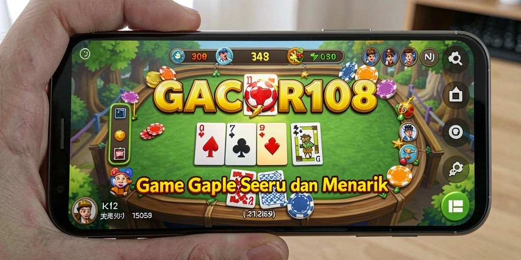 Tampilan menarik dari gameplay Gaple GACOR108