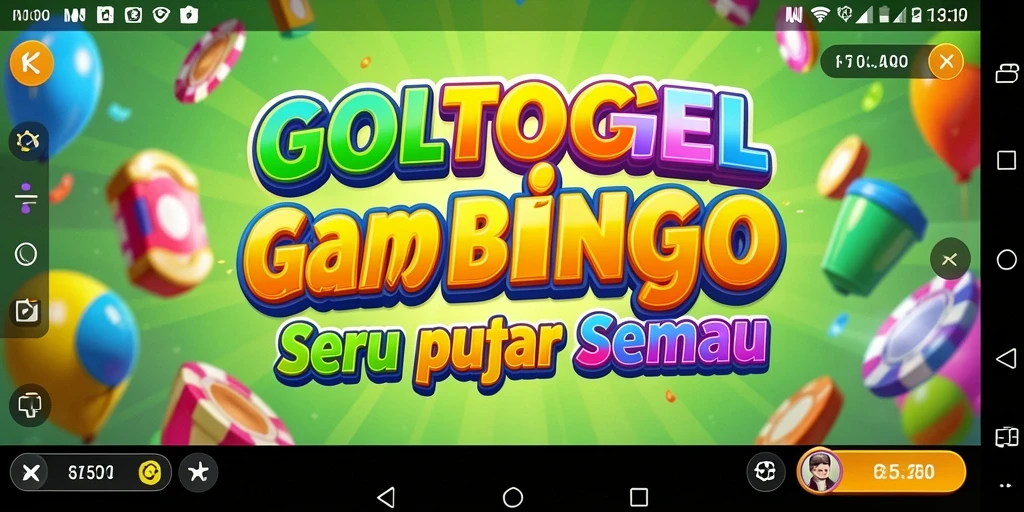 Tampilan menarik dari permainan Bingo GOLTOGEL yang seru.