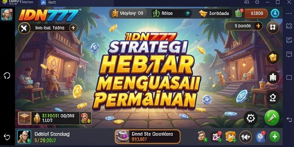 Tampilan gameplay IDN777 yang seru dan strategis.