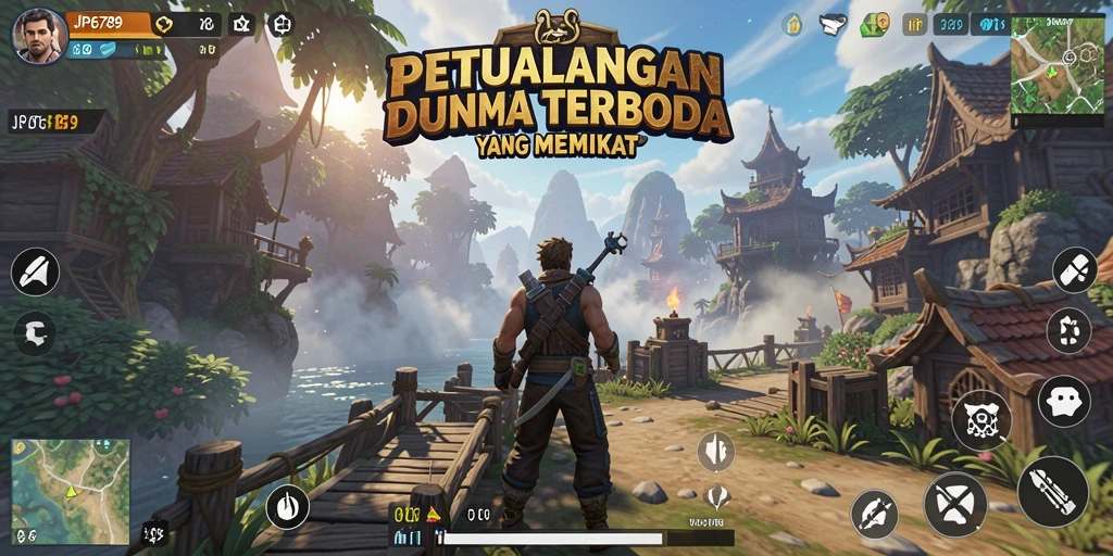 Gameplay seru eksplorasi dunia terbuka di JP6789.