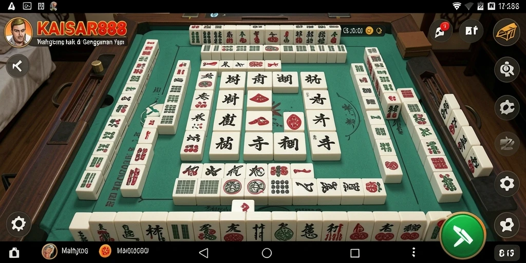 Tampilan gameplay seru dan menarik dari KAISAR888 Mahjong.