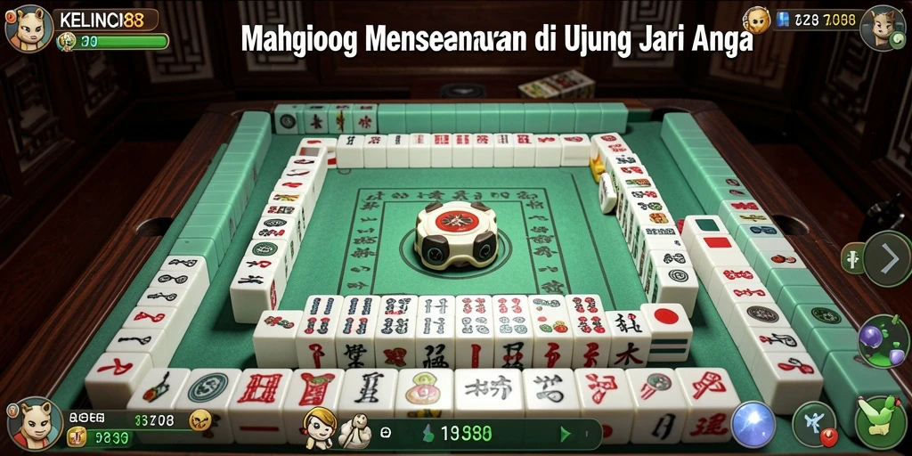 Gameplay KELINCI88 yang memukau dengan berbagai level Mahjong.