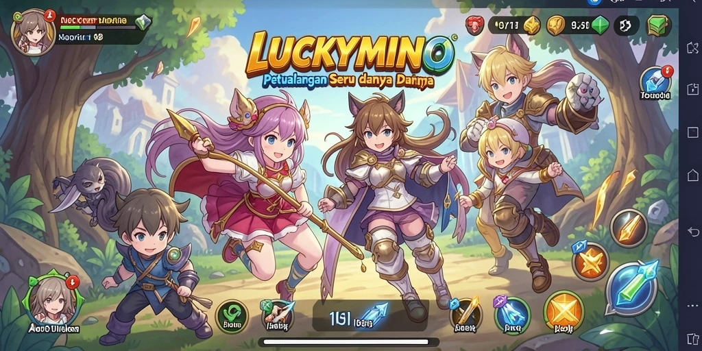 Screenshot menunjukkan aksi karakter dalam pertarungan Anime yang seru.