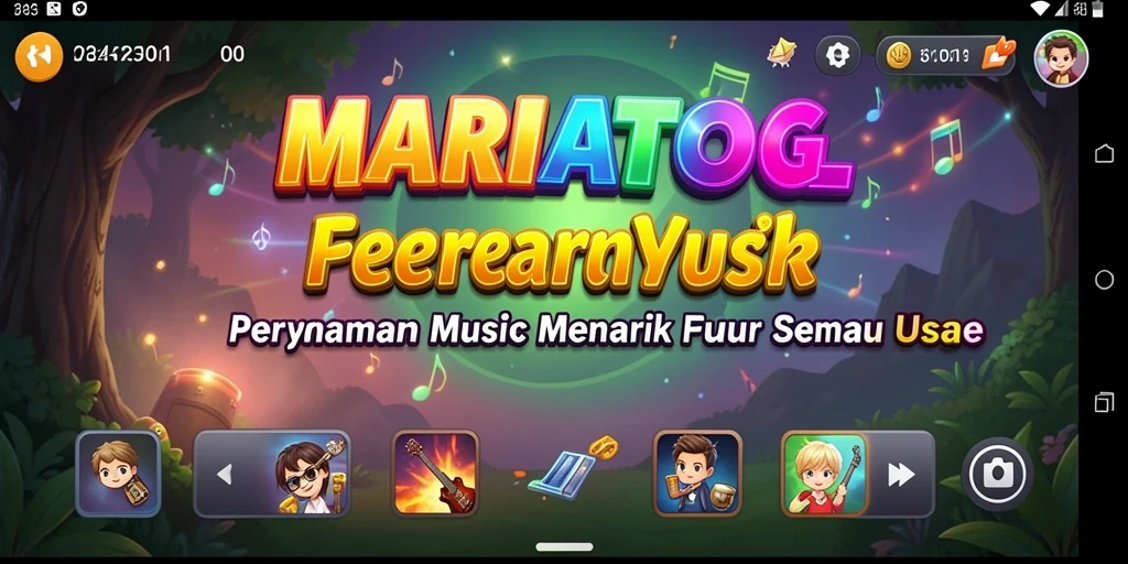 Tampilan gameplay MARIATOGL yang interaktif dan menyenangkan.