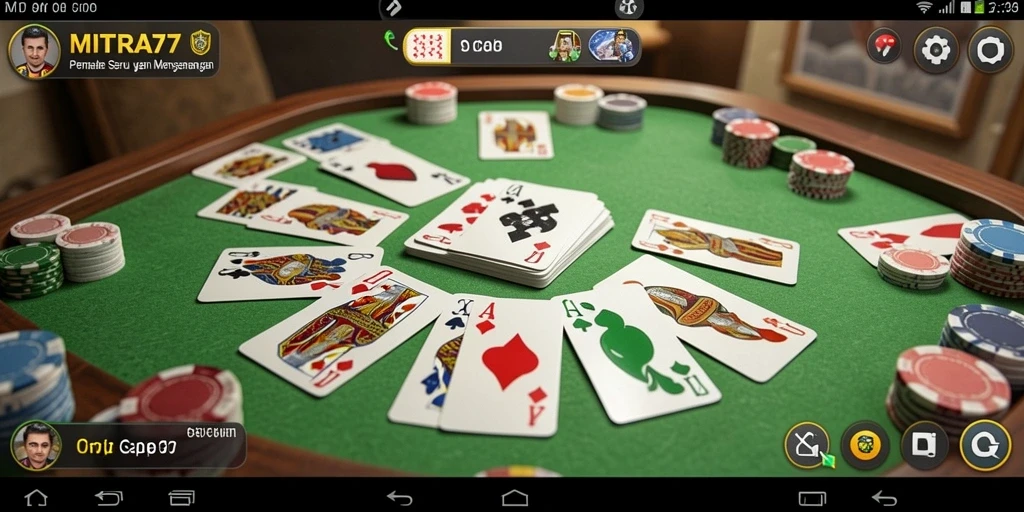 Tampilan gameplay MITRA77 yang menarik dan interaktif.