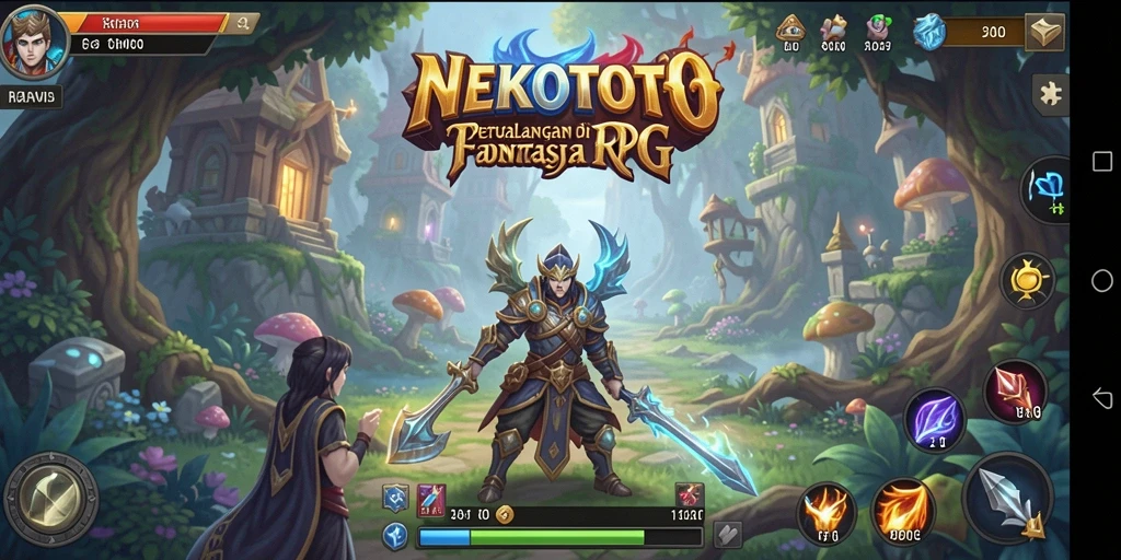 Tampilan gameplay NEKOTOTO yang menarik dan mendalam.
