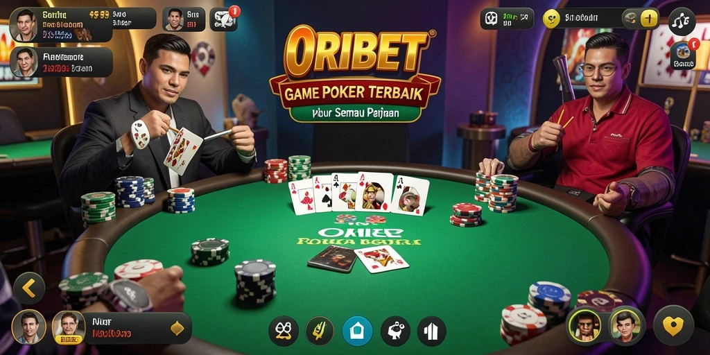 Tangkap momen seru dalam permainan Poker ORIBET.