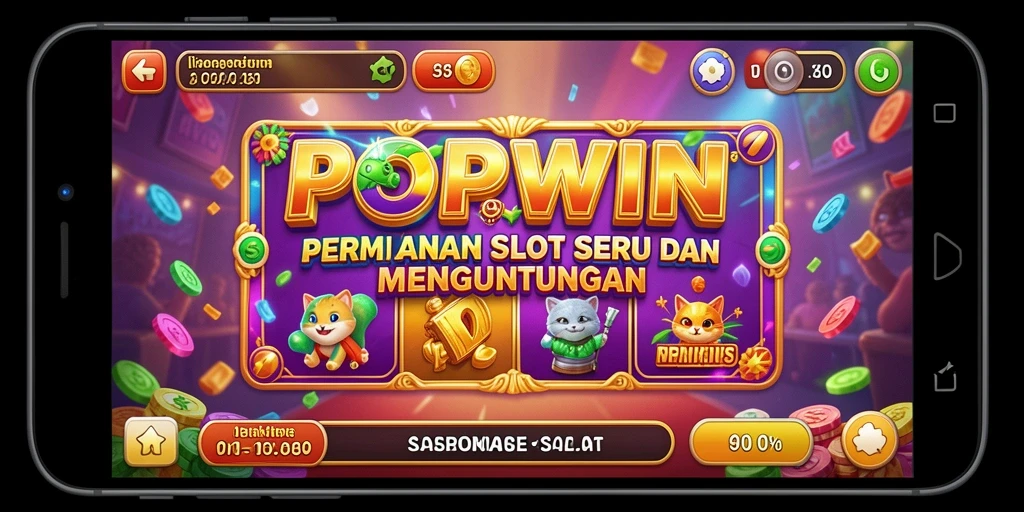 Tampilan menarik dari gameplay slot yang penuh warna.