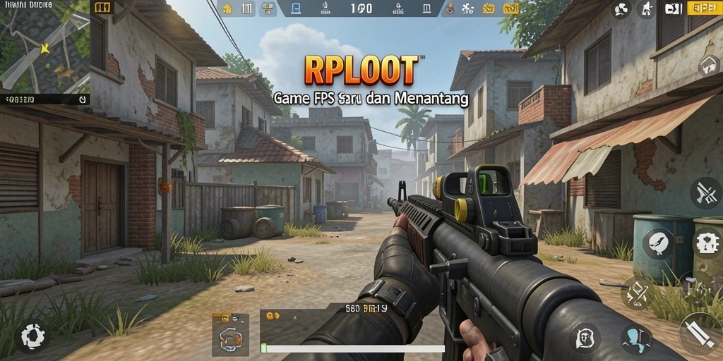 Menampilkan aksi seru dalam gameplay RPLOOT yang menegangkan.