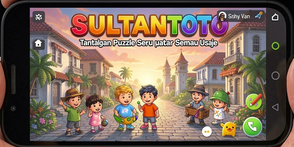 Screenshot dari gameplay SULTANTOTO menampilkan momen seru dalam menyelesaikan teka-teki.