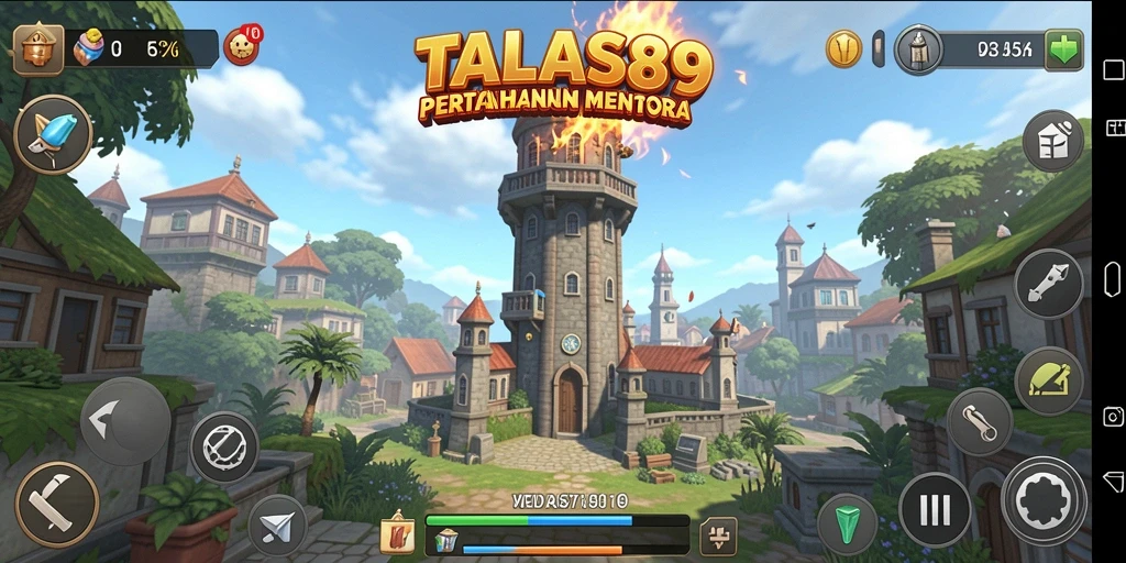 Gameplay seru Tower Defense dengan berbagai menara dan strategi.