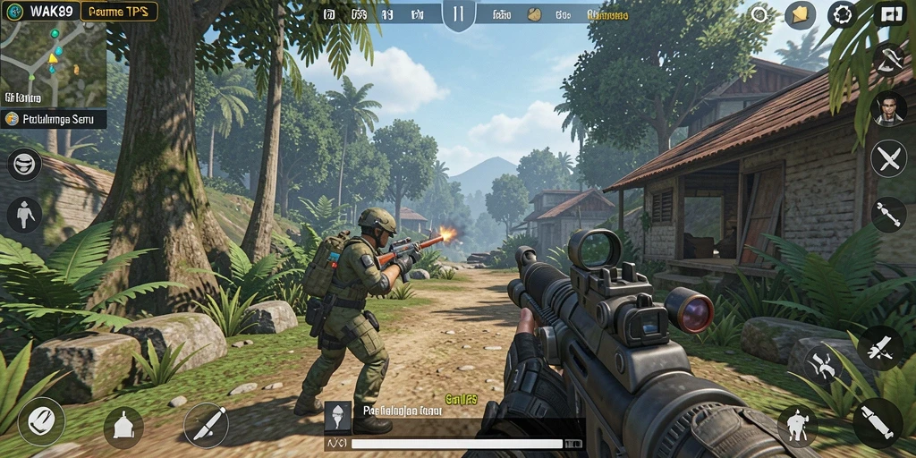 Screenshot dari gameplay WAK89 yang mendebarkan dan penuh aksi.